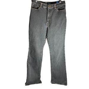 Jie Bird Japanese Faded Black Wash Bootcut Jeans Sz 27